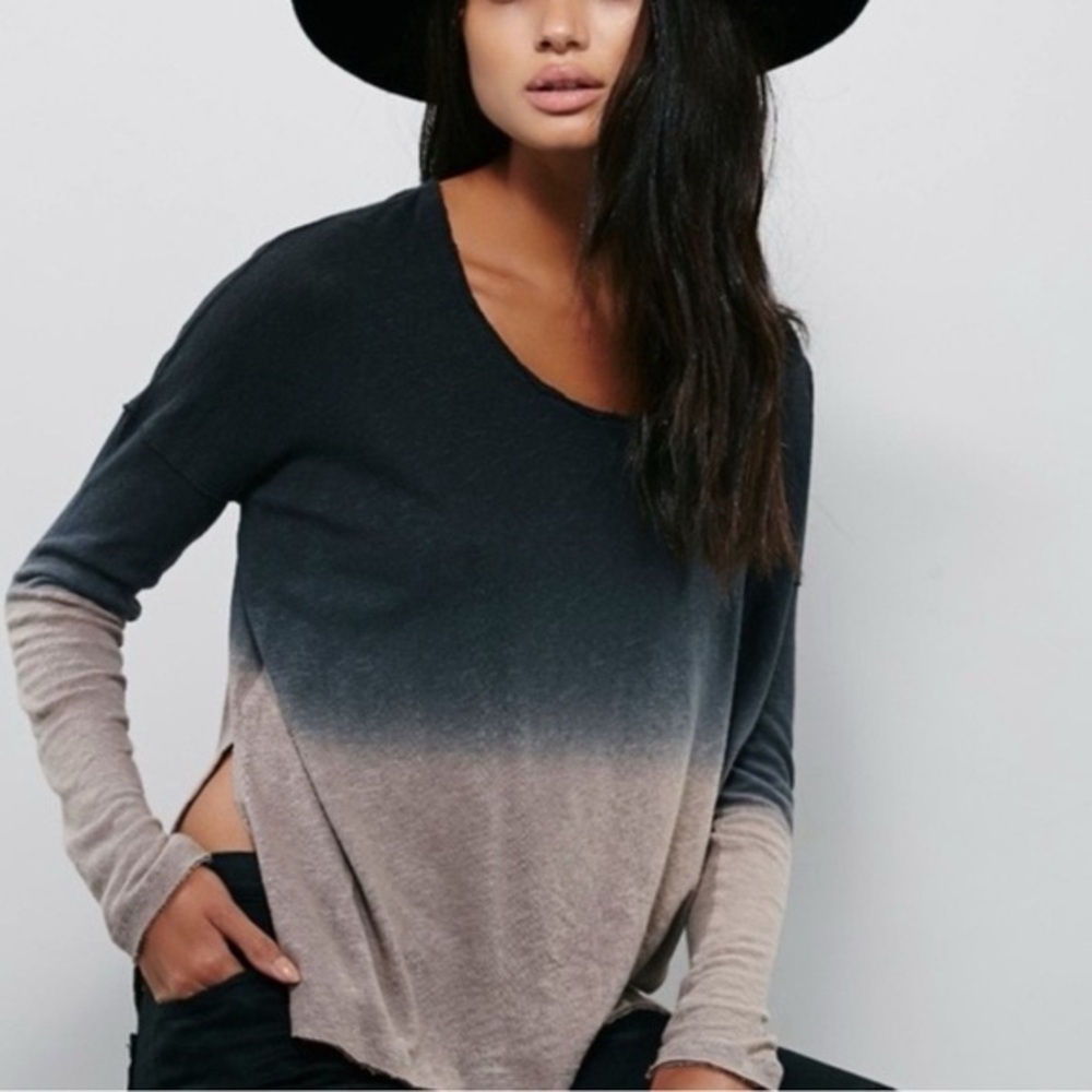 We the free (Free People) Starry night long sleeve ombré top